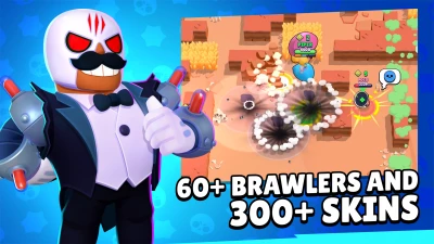 60+ brawlers and 300+ skins