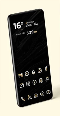 aline yellow linear icon pack mod apk 3 208x400