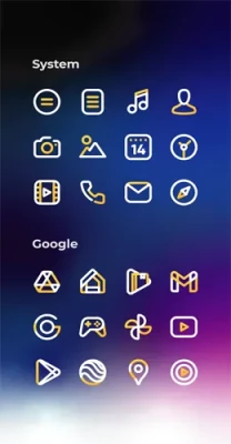 aline yellow linear icon pack mod apk 4 208x400