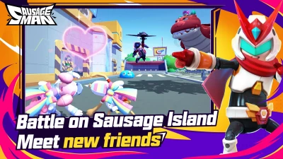 battle on sausage island meet new friends