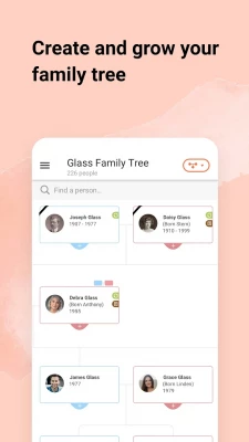 create and grow your family tree