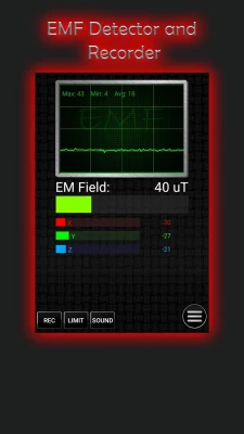 emf detector and recorder