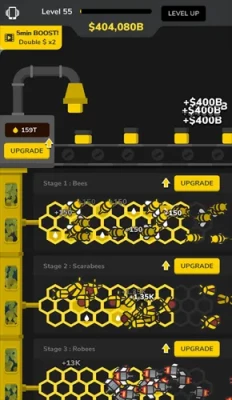 idle bee factory tycoon mod apk 3 232x400