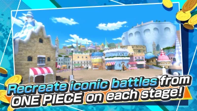 recreate iconic battles from one piece on each stage