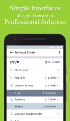 simple invoice manager mod apk 3 232x400