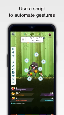 use a script to automate gestures 224x400