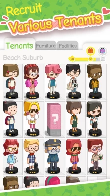 various tenants