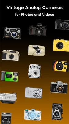 vintage analog cameras for photos and videos