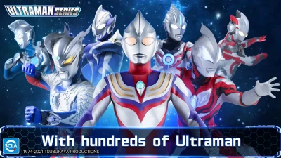 with hundreds of ultraman